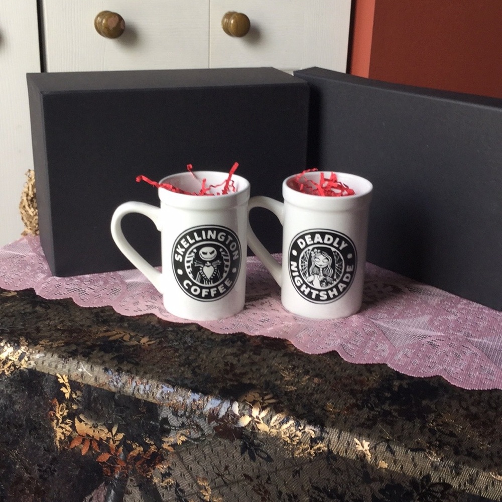 Jack and Sally couples coffee mugs